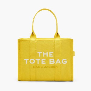 Women Marc Jacobs Canvas Large Tote Bags Yellow | UK MJ1835-D30