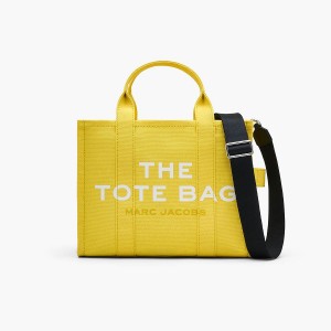 Women Marc Jacobs Canvas Medium Tote Bags Yellow | UK MJ6420-T72