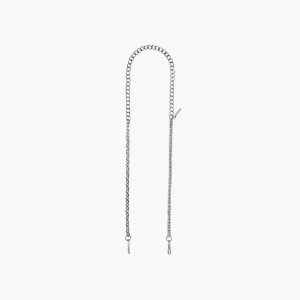 Women Marc Jacobs Chain Strap Bag Strap Silver | UK MJ9601-S98