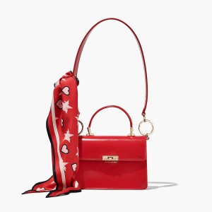 Women Marc Jacobs Downtown Shoulder Bags Red | UK MJ9568-K69