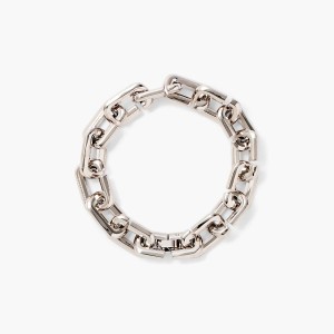 Women Marc Jacobs J Marc Chain Link Bracelets Silver | UK MJ3862-L23