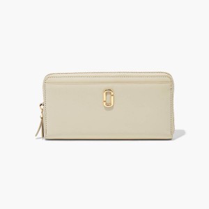 Women Marc Jacobs J Marc Continental Wallets White | UK MJ8345-Q91