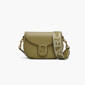 Women Marc Jacobs J Marc Saddle Crossbody Bags Green | UK MJ7516-P96