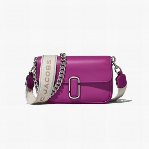 Women Marc Jacobs J Marc Shoulder Bags Purple | UK MJ9740-W17