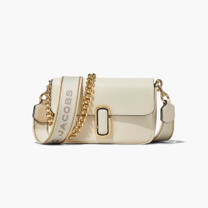 Women Marc Jacobs J Marc Shoulder Bags White | UK MJ4273-B10