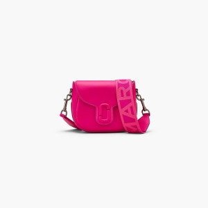 Women Marc Jacobs J Marc Small Saddle Crossbody Bags Pink | UK MJ0921-L28