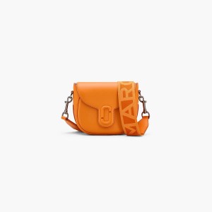 Women Marc Jacobs J Marc Small Saddle Crossbody Bags Orange | UK MJ1643-X01