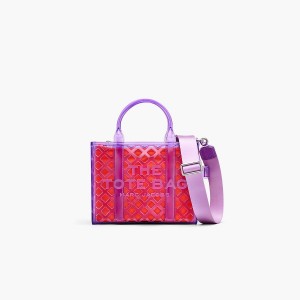 Women Marc Jacobs Jelly Small Tote Bags Purple | UK MJ1943-X89