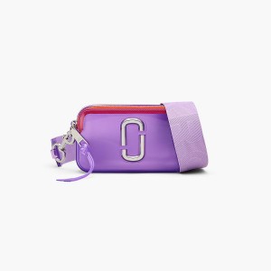 Women Marc Jacobs Jelly Snapshot Bags Purple | UK MJ9816-W57