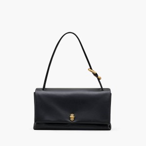 Women Marc Jacobs Large Dual Bag Shoulder Bags Black | UK MJ2409-Q15