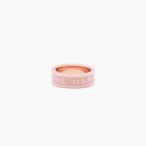 Women Marc Jacobs Medallion Rings Brown / Rose Gold | UK MJ0924-B01