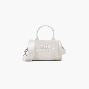 Women Marc Jacobs Mesh Mini Duffle Crossbody Bags White | UK MJ6957-U76