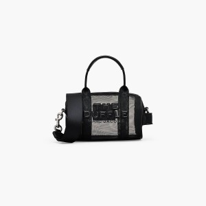 Women Marc Jacobs Mesh Mini Duffle Crossbody Bags Black | UK MJ1205-O50