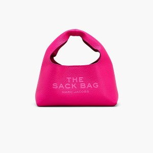 Women Marc Jacobs Mini Sack Shoulder Bags Pink | UK MJ2307-G56