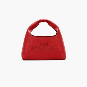 Women Marc Jacobs Mini Sack Shoulder Bags Red | UK MJ5620-H69