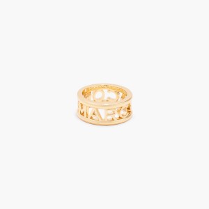 Women Marc Jacobs Monogram Rings Gold | UK MJ6891-R10