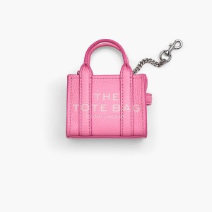 Women Marc Jacobs Nano Tote Bag Charms Pink | UK MJ7136-B40