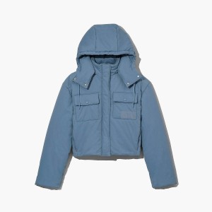 Women Marc Jacobs Padded Cargo Jackets Blue | UK MJ0581-A30