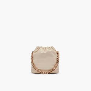 Women Marc Jacobs Soft Small Bucket Bags Beige | UK MJ6134-Q14