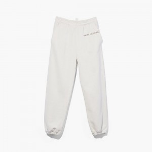 Women Marc Jacobs Sweatpant Pants White | UK MJ7895-Y80