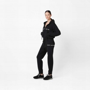 Women Marc Jacobs Teddy Jogger Trainers Black | UK MJ0765-E34