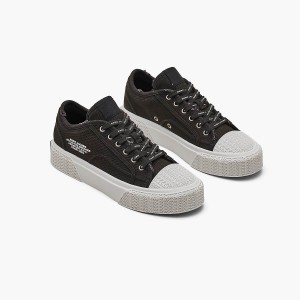 Women Marc Jacobs The Trainers Black | UK MJ0456-Y72