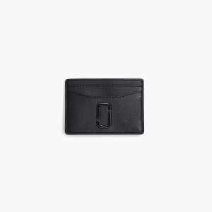 Women Marc Jacobs Utility Snapshot DTM Card Case Wallets Black | UK MJ2586-E51