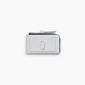 Women Marc Jacobs Utility Snapshot DTM Top Zip Multi Wallets White | UK MJ4319-X29