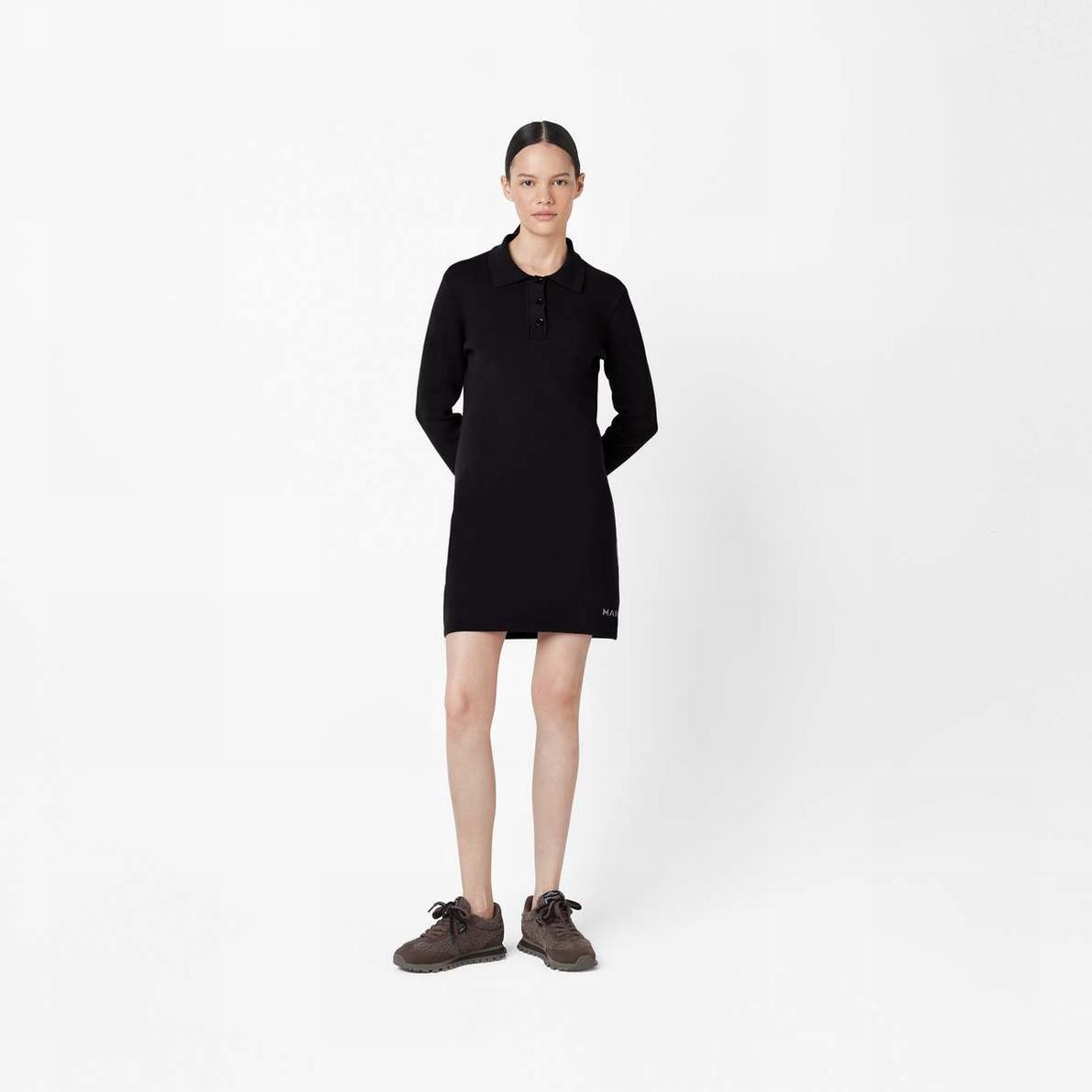 Women Marc Jacobs 3/4 Tennis Dress Black | UK MJ0837-Z43