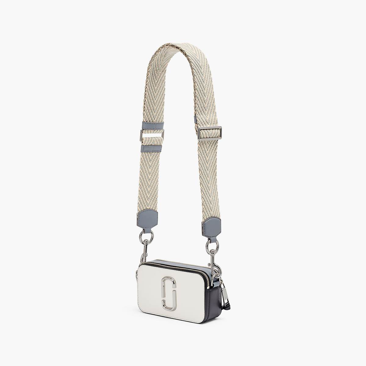 Women Marc Jacobs Arrow Webbing Bag Strap Grey Multicolor | UK MJ5324-V97