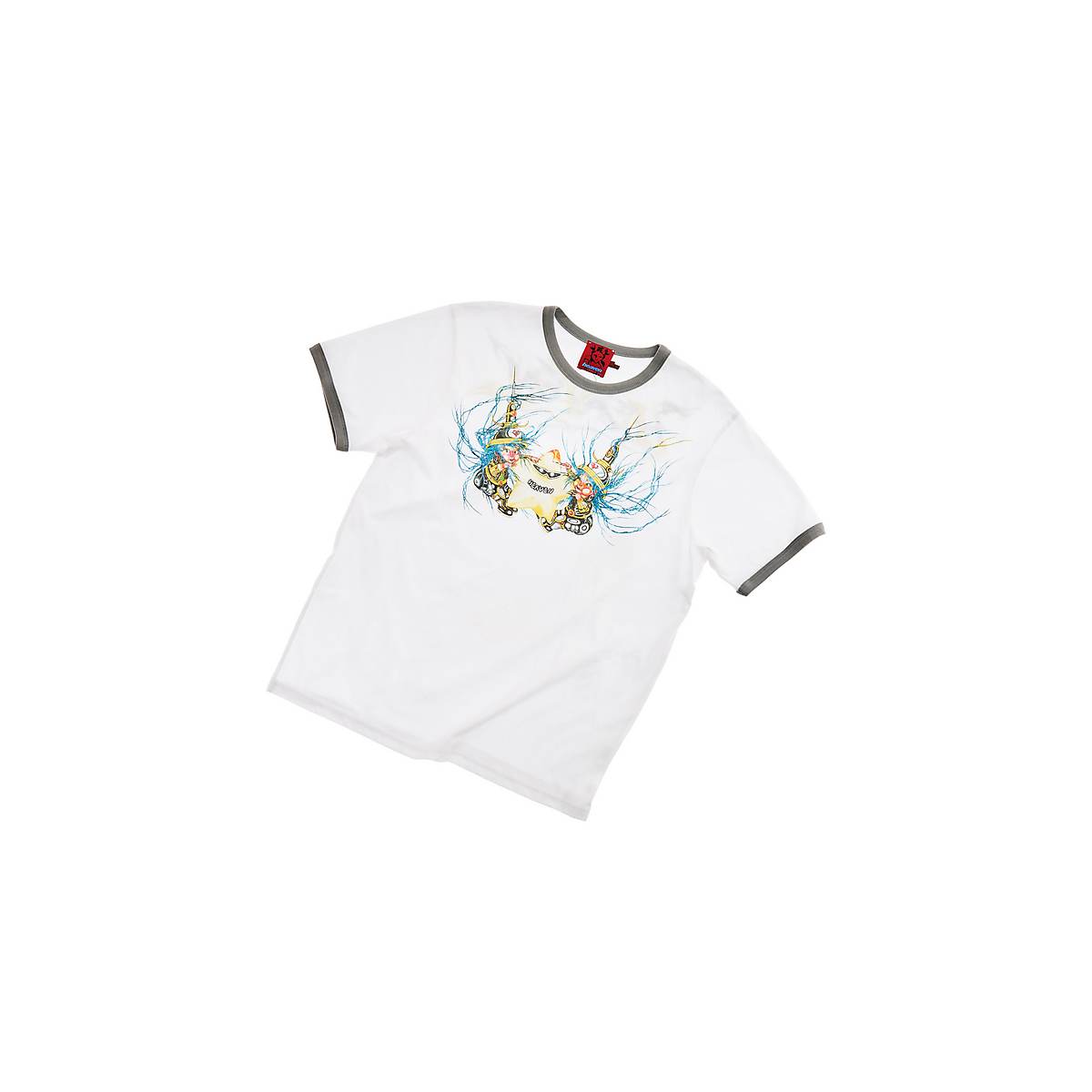 Women Marc Jacobs Babiez Ringer Tee T-Shirt White | UK MJ9564-S05