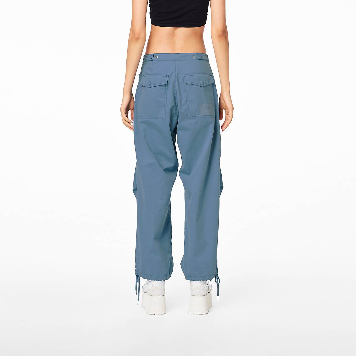 Women Marc Jacobs Baggy Drawstring Pants Blue | UK MJ6549-E18