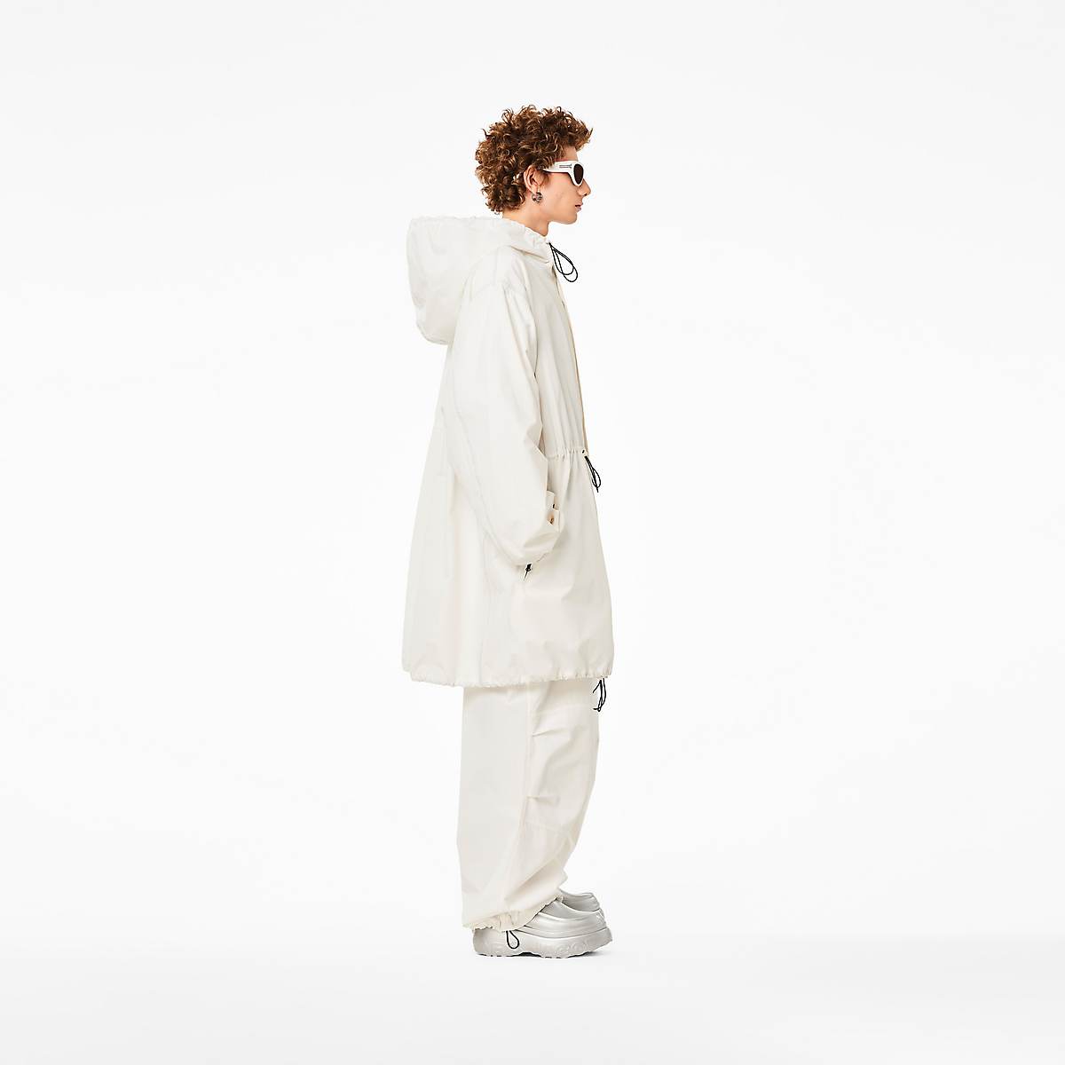 Women Marc Jacobs Balloon Parka Jackets White | UK MJ8416-Q93