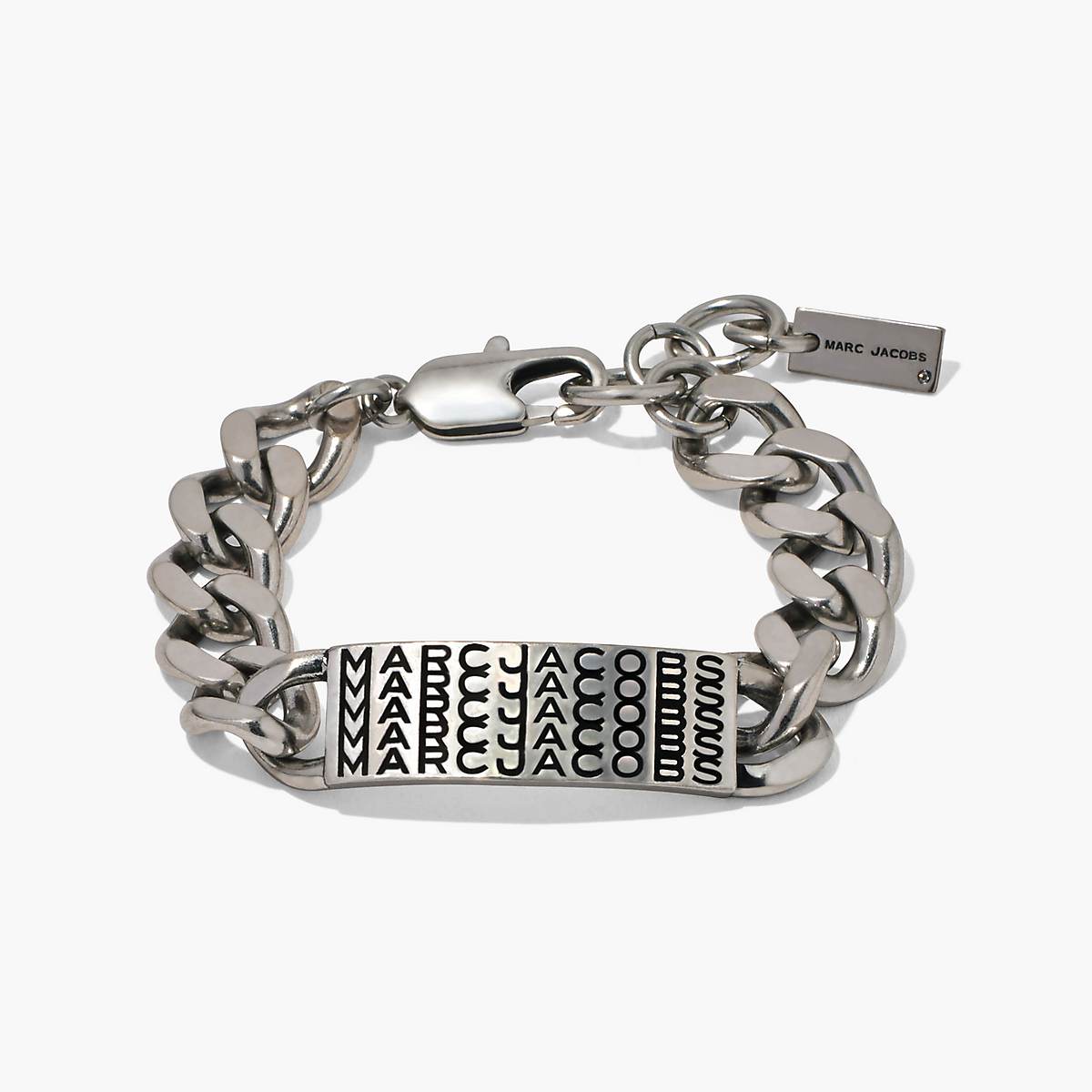 Women Marc Jacobs Barcode Monogram ID Chain Bracelets Silver | UK MJ6873-N34