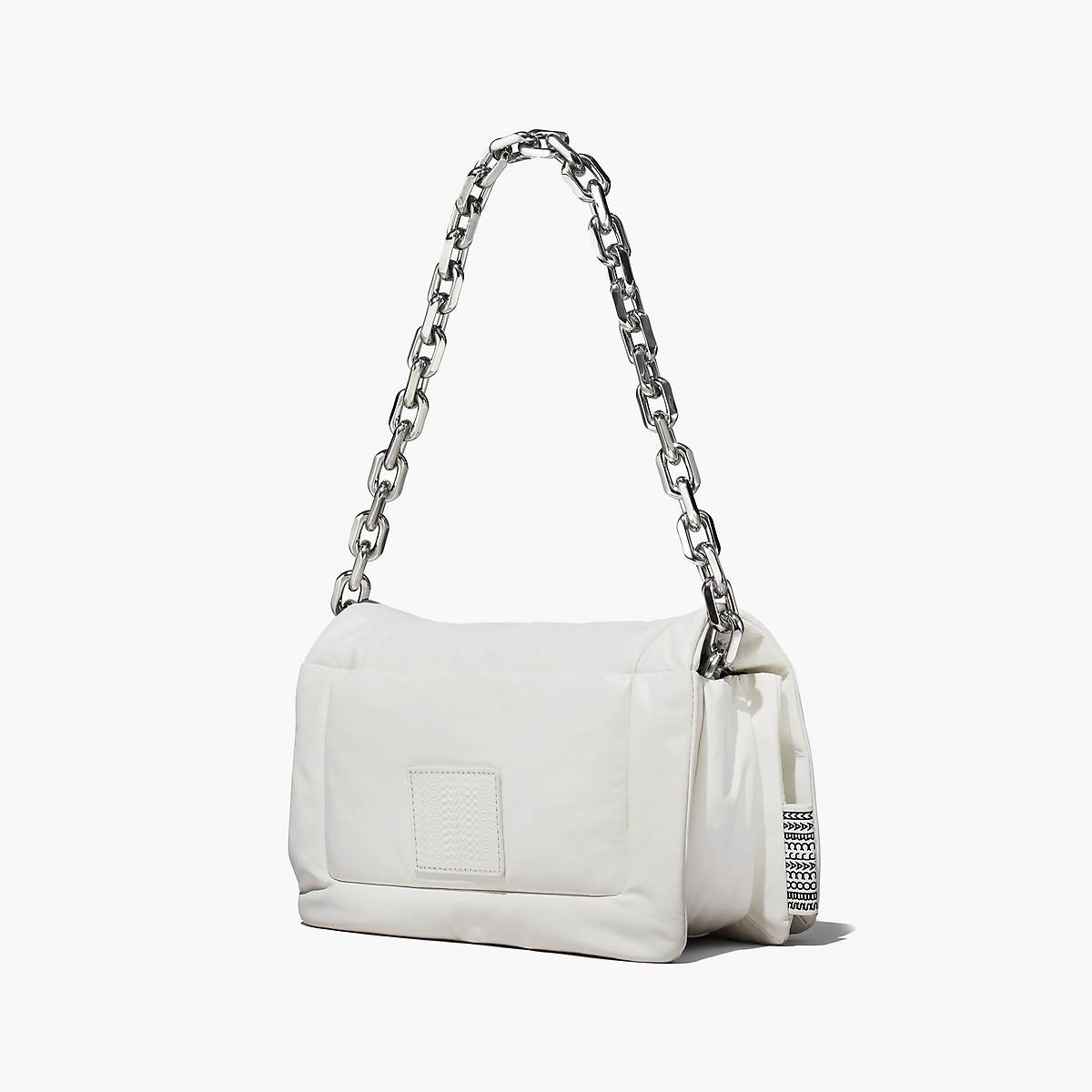 Women Marc Jacobs Barcode Pillow Shoulder Bags White | UK MJ4726-V32