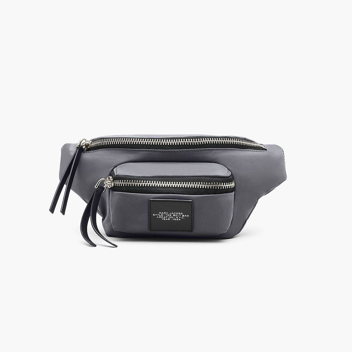 Women Marc Jacobs Biker Nylon Belt Bags Dark Grey | UK MJ6731-Z06