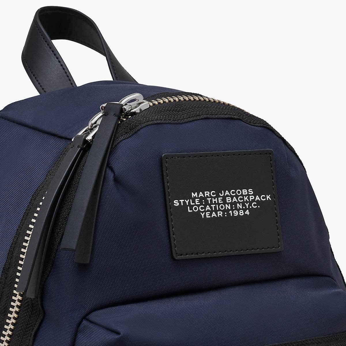 Women Marc Jacobs Biker Nylon Medium Backpacks Blue | UK MJ5841-G14