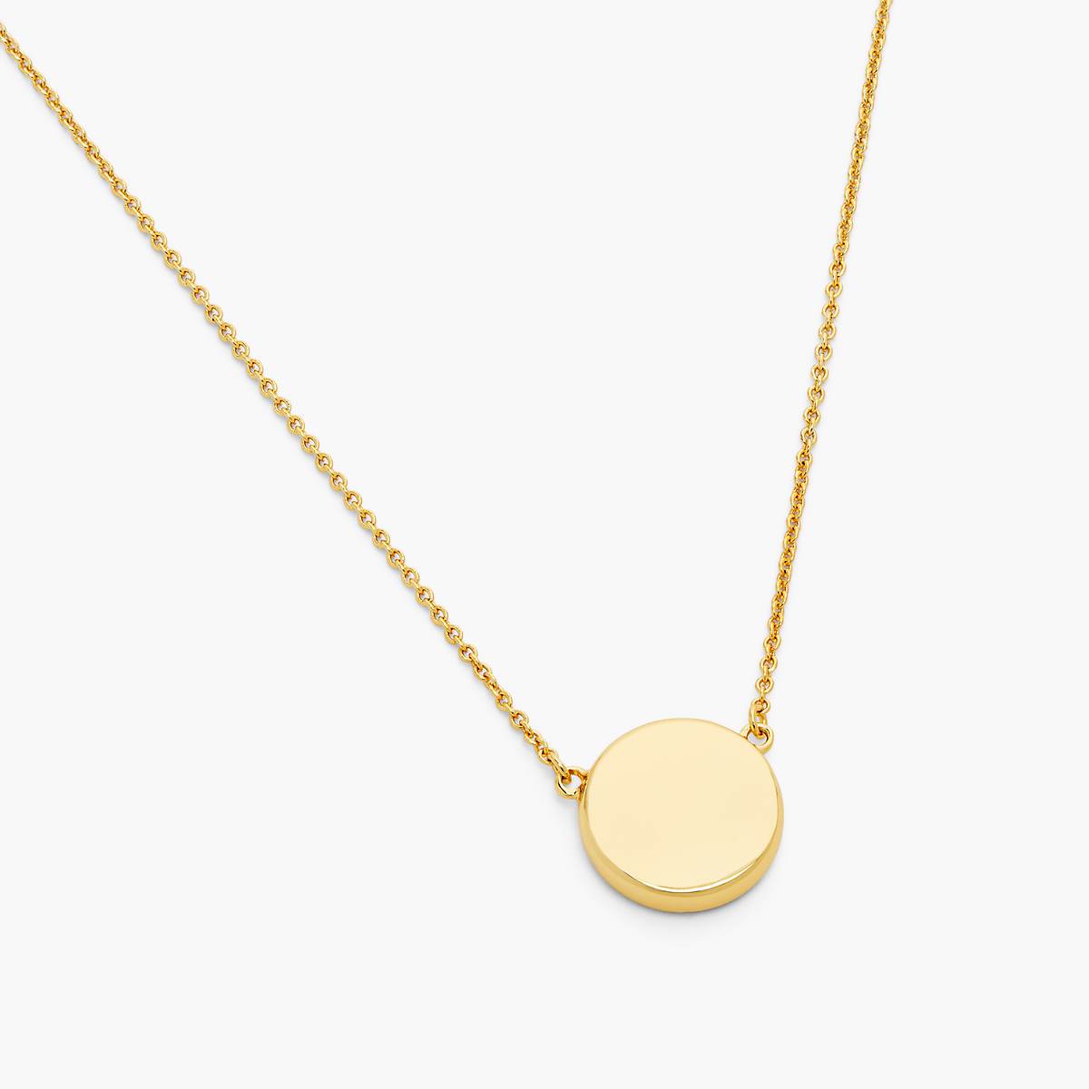 Women Marc Jacobs Button Pendant Necklaces Gold / Cream | UK MJ3170-Z04