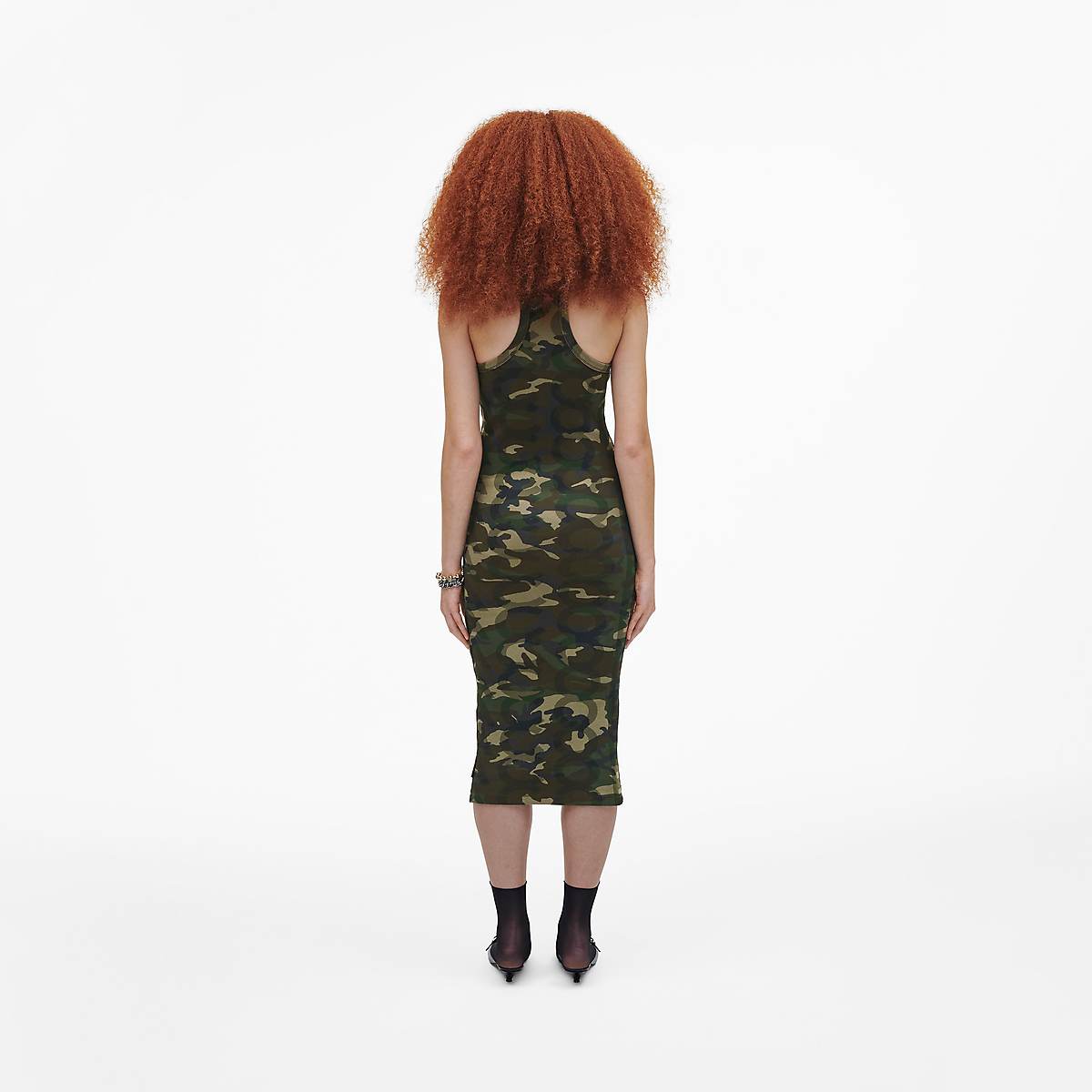 Women Marc Jacobs Camo Racer Rib Dress Camo Multicolor | UK MJ7032-W14