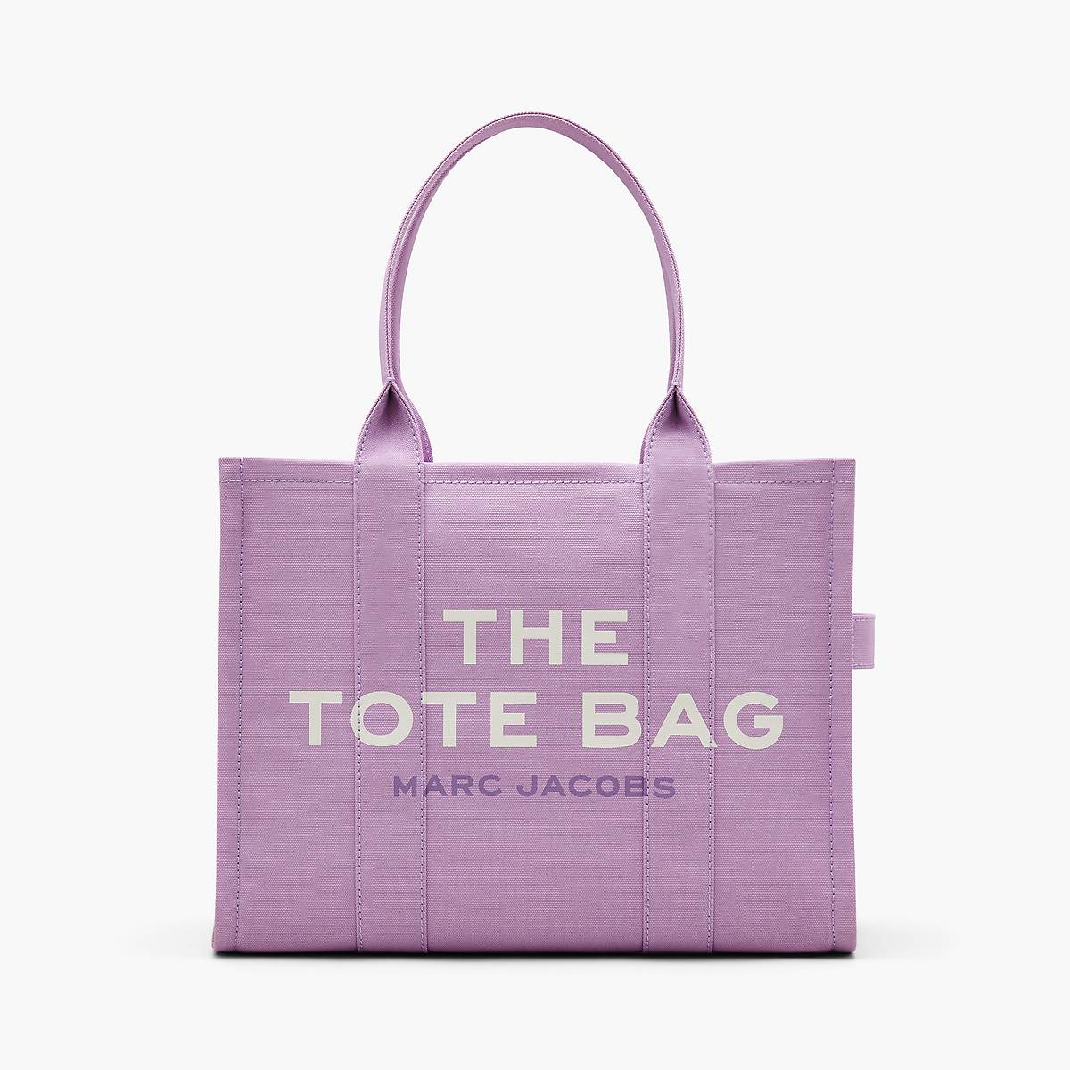 Women Marc Jacobs Canvas Large Tote Bags Purple | UK MJ0158-G29