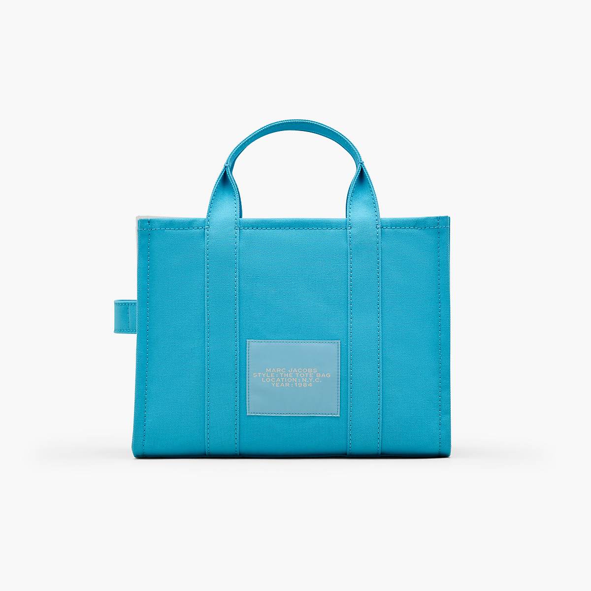 Women Marc Jacobs Canvas Medium Tote Bags Blue | UK MJ5036-V31