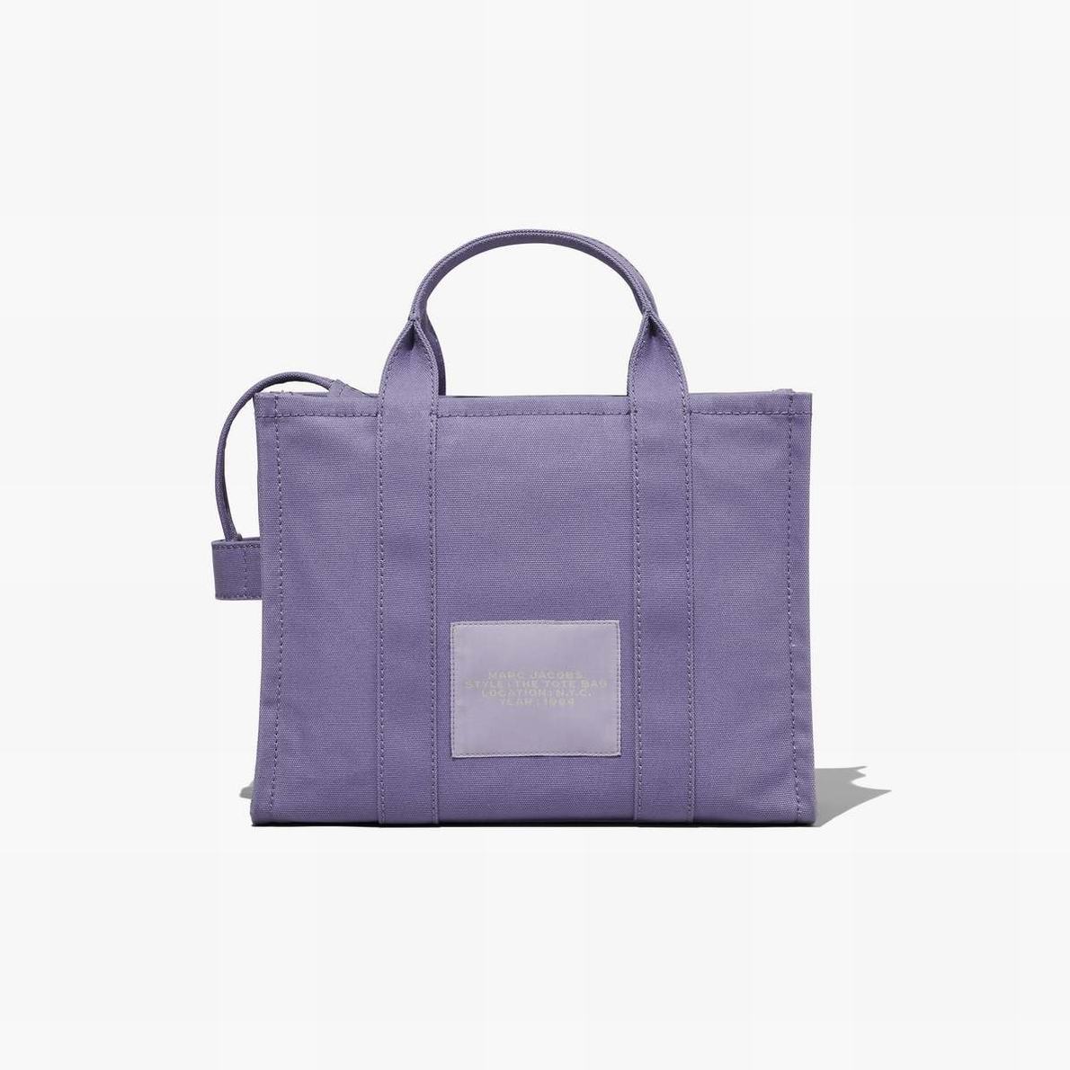 Women Marc Jacobs Canvas Medium Tote Bags Lavender | UK MJ0519-M13