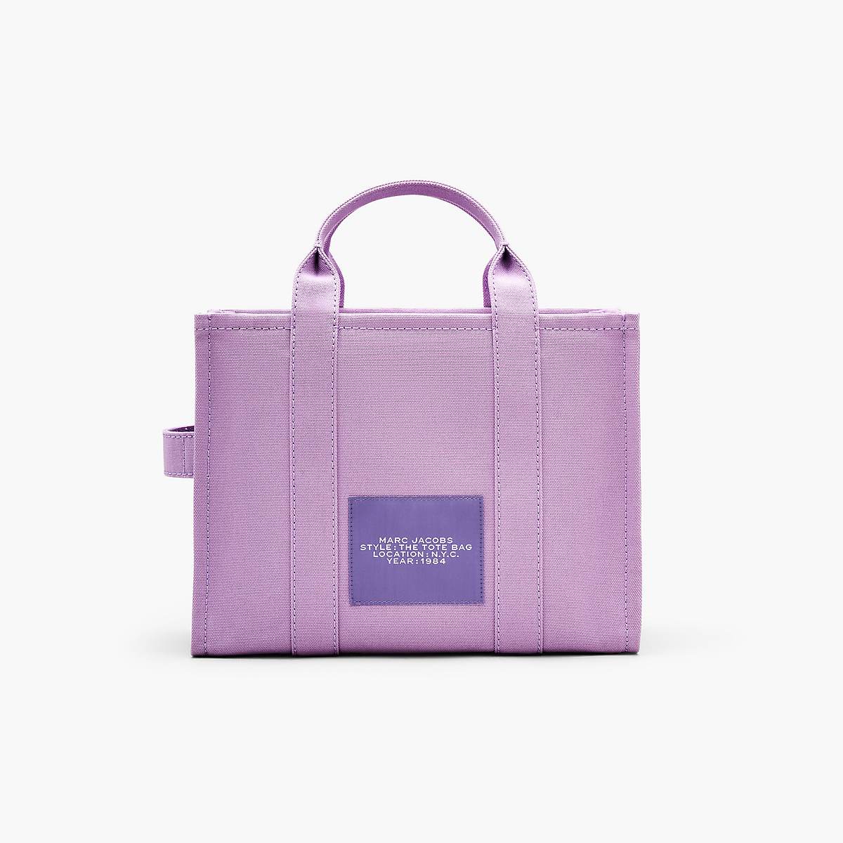 Women Marc Jacobs Canvas Medium Tote Bags Purple | UK MJ3850-E50