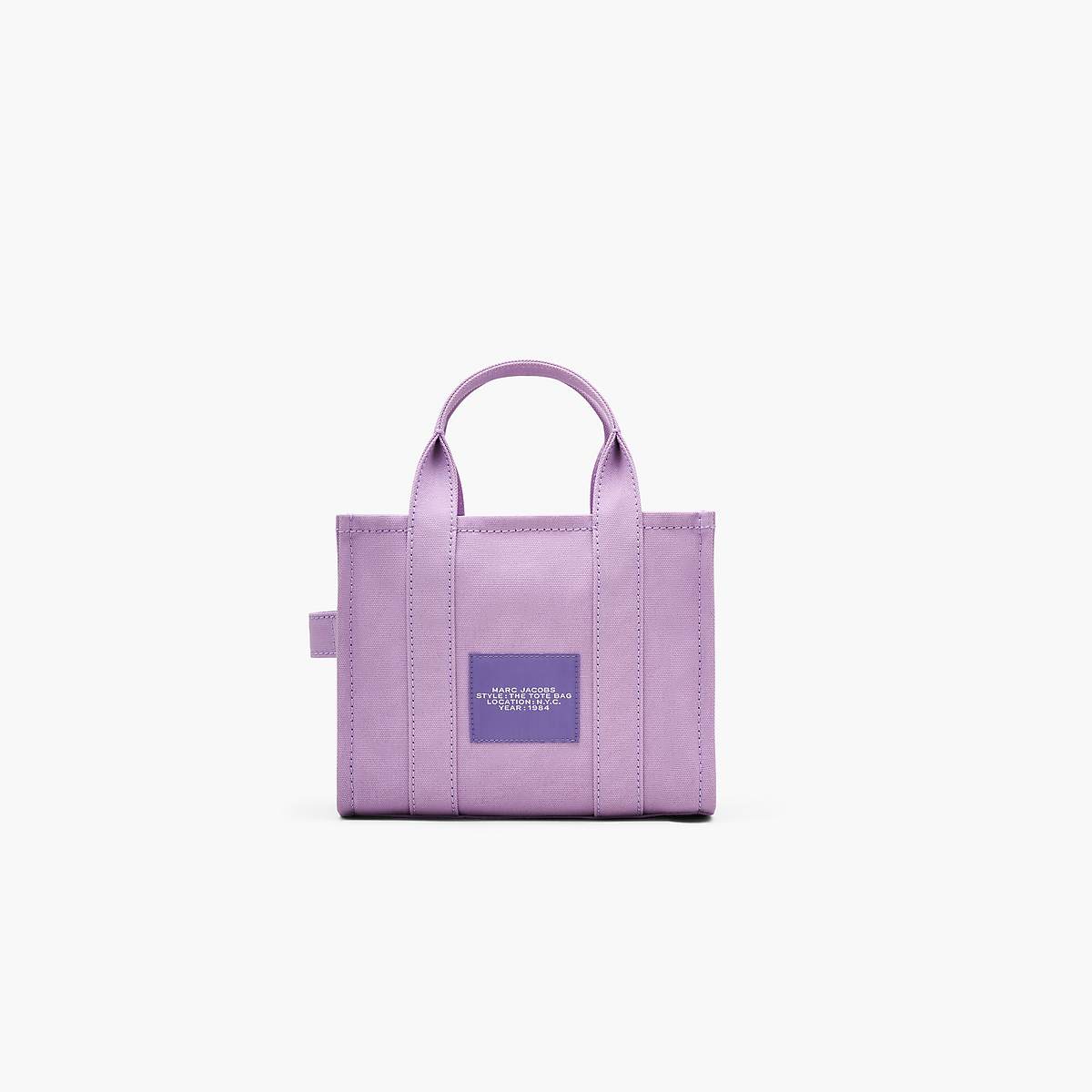 Women Marc Jacobs Canvas Small Tote Bags Purple | UK MJ7945-K06