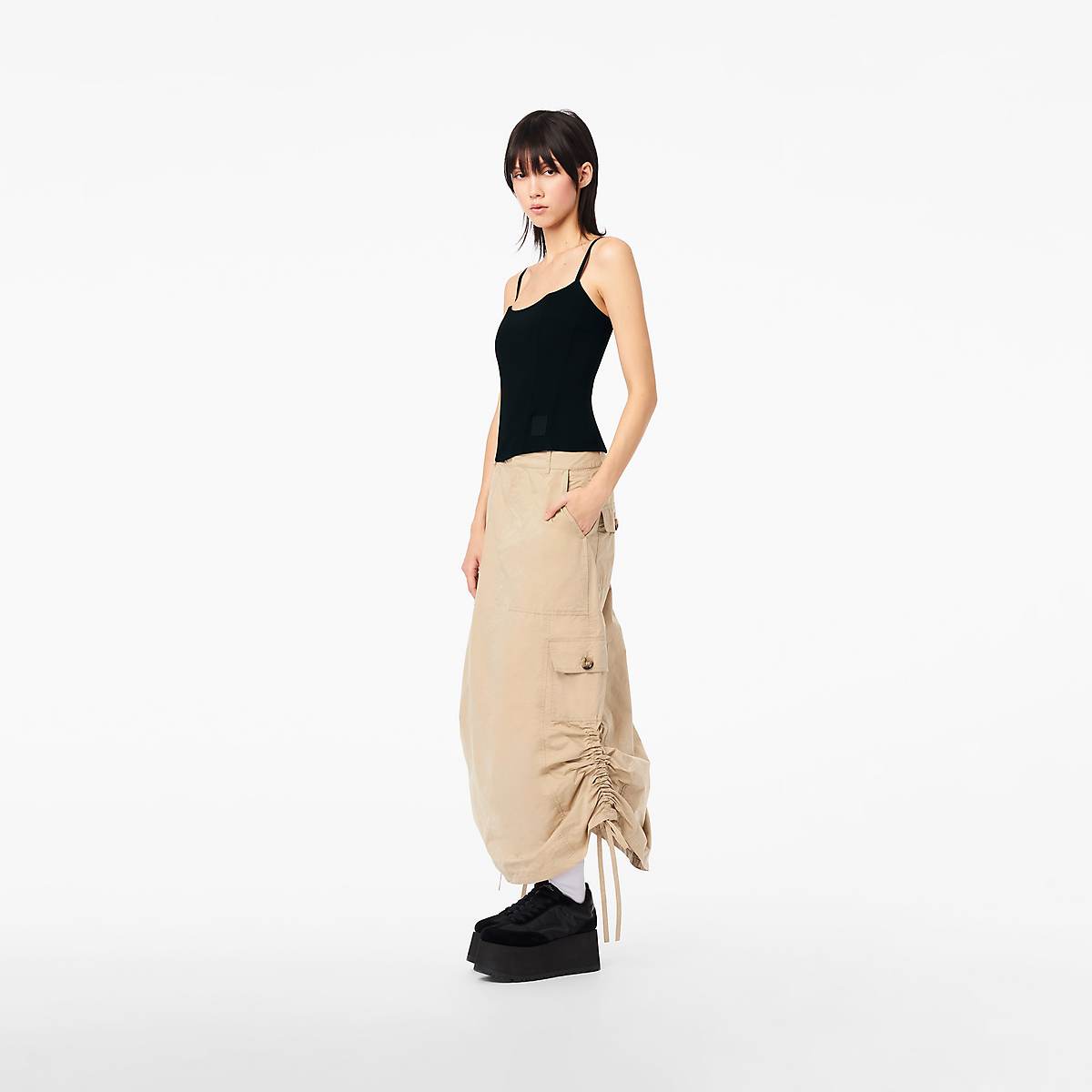 Women Marc Jacobs Cargo Skirts Beige | UK MJ6015-B41