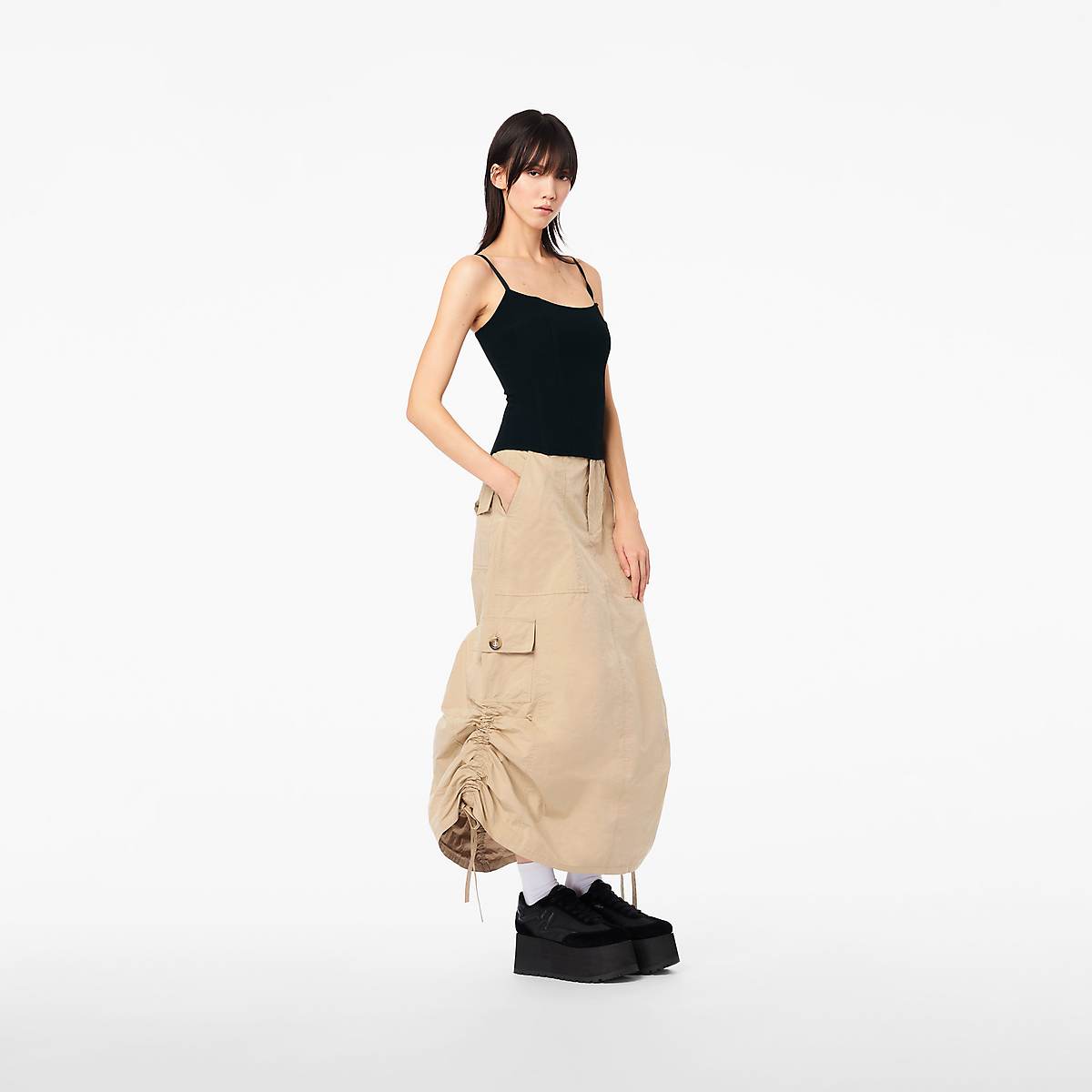 Women Marc Jacobs Cargo Skirts Beige | UK MJ6015-B41