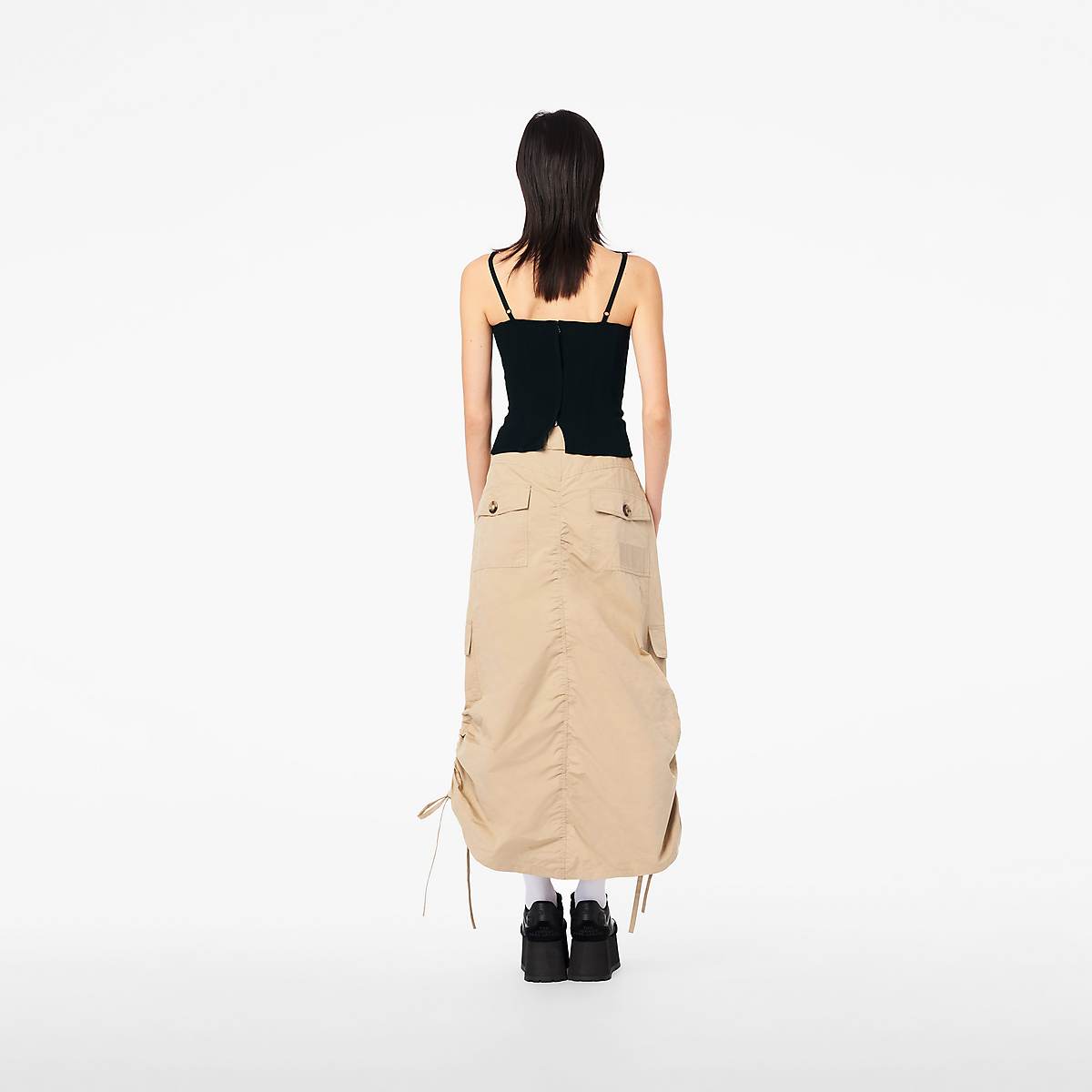 Women Marc Jacobs Cargo Skirts Beige | UK MJ6015-B41