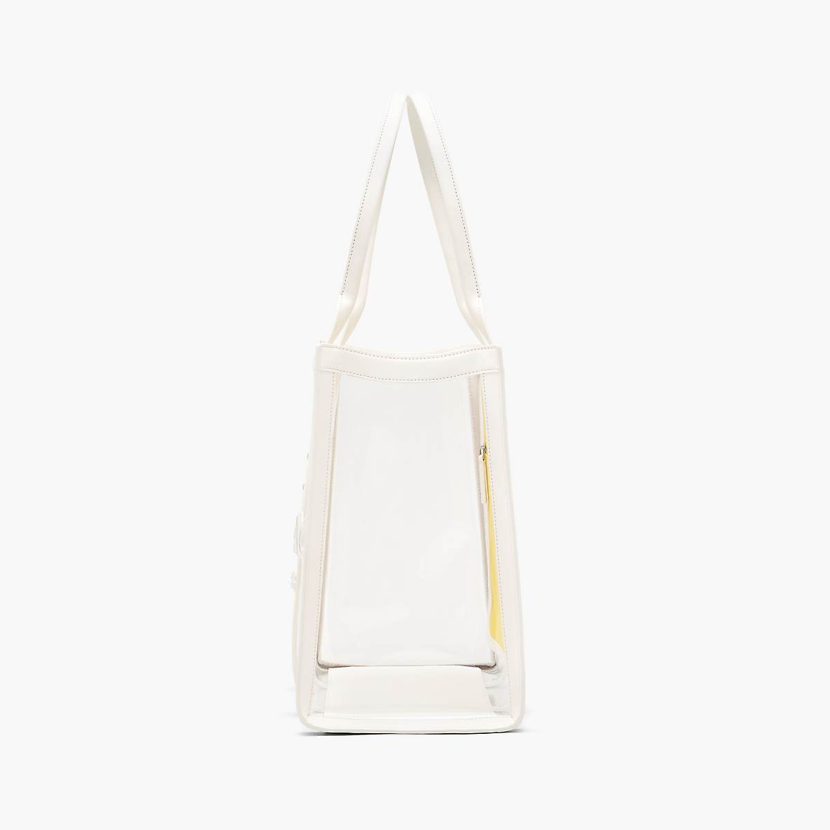 Women Marc Jacobs Clear Large Tote Bags White | UK MJ9186-B72