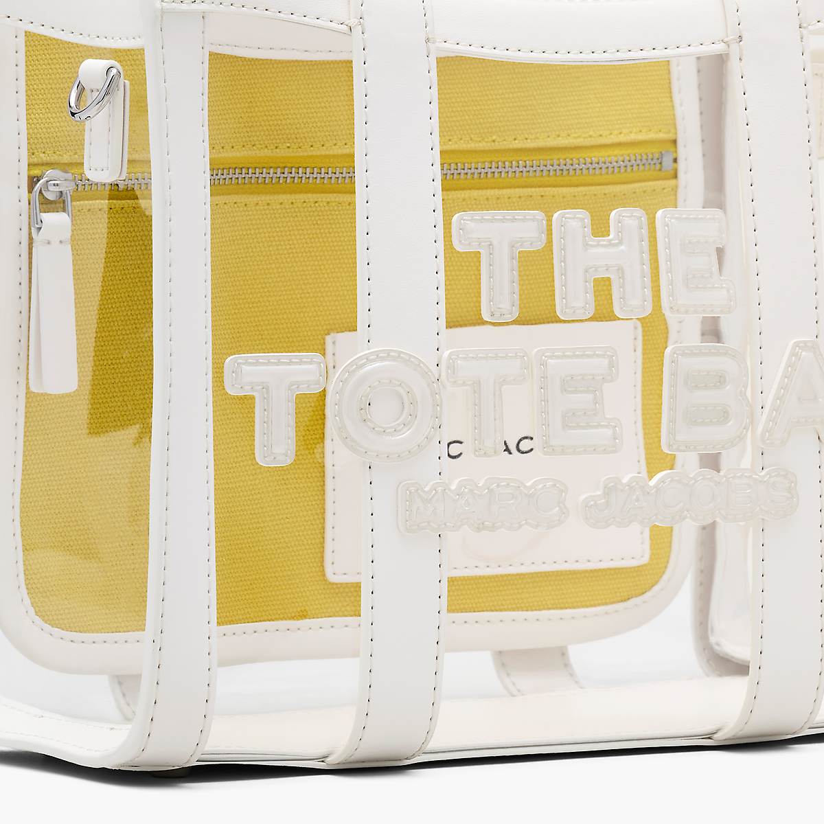 Women Marc Jacobs Clear Small Tote Bags White | UK MJ1985-C67