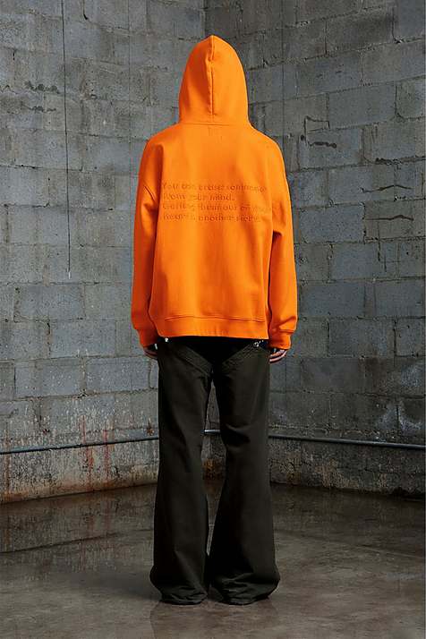 Women Marc Jacobs Clementine Big Hoodie Orange | UK MJ9316-U13